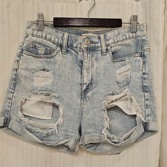 Ripped distressed shorts - Picture 2 of 10